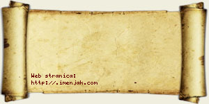 Jakov Binić vizit kartica